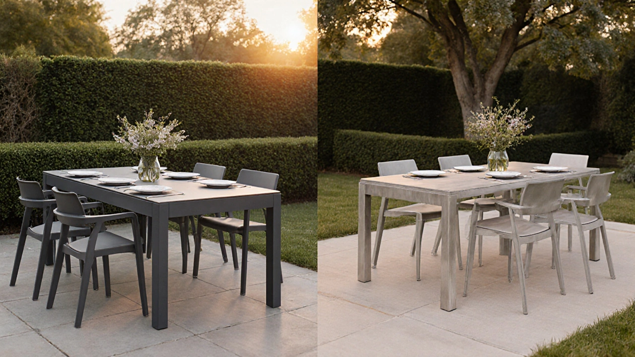 Stahl vs. Aluminium: Welches Material ist besser für Gartenmöbel?
