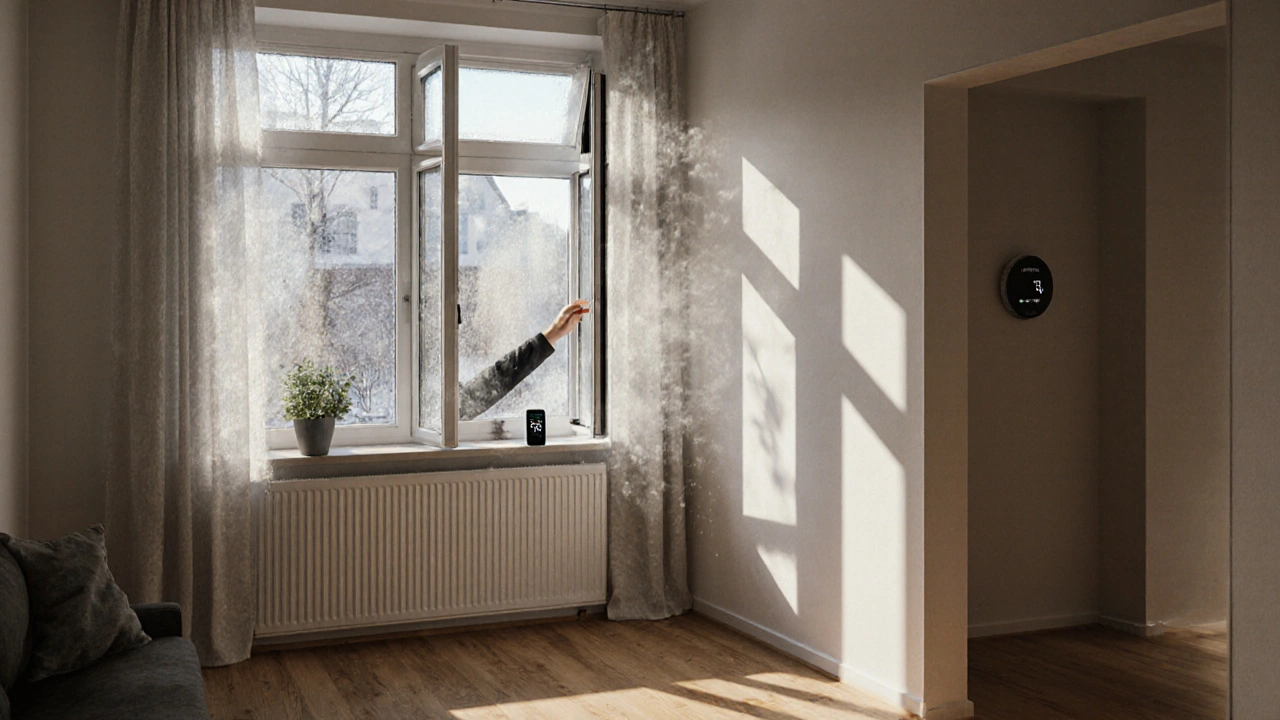 Innenraumluftqualität verbessern: Die besten Materialien, Lüftungsmethoden und Farben für gesunde Räume