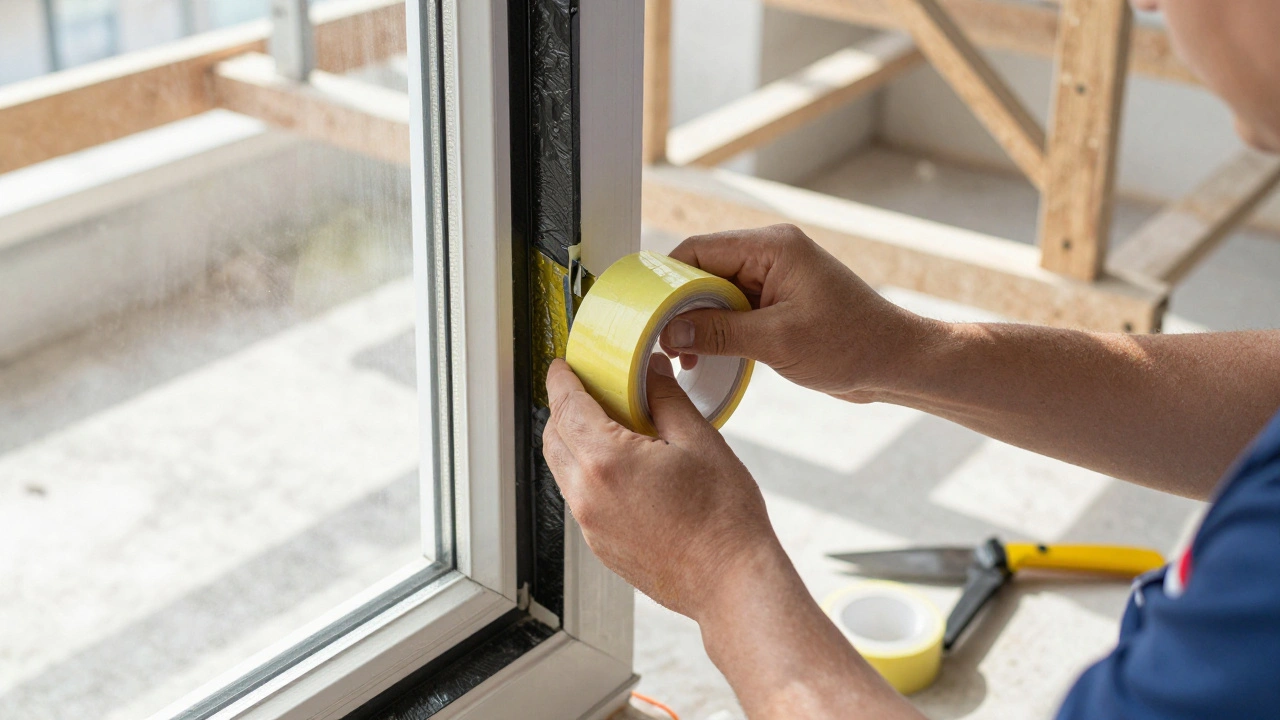 Montageschaum vs. Dichtbänder: Fensteranschlüsse fachgerecht abdichten