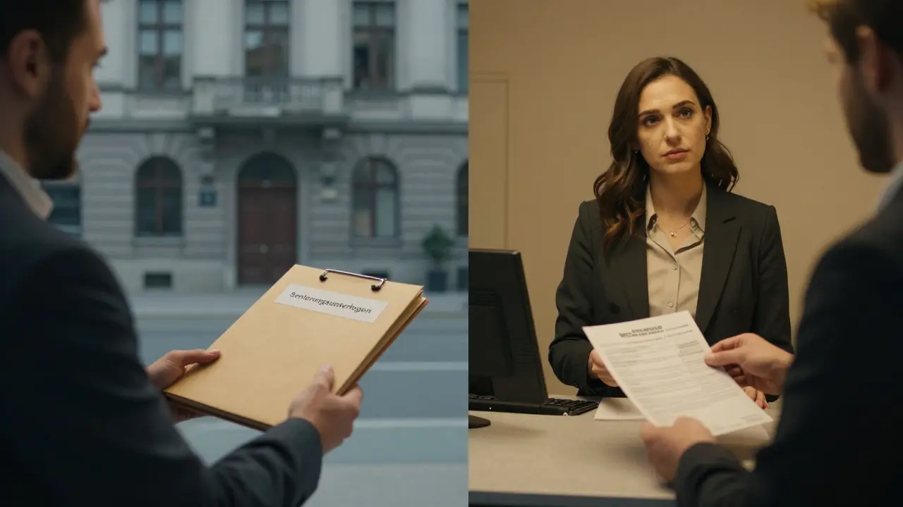 Verkäufer übergibt Sanierungsunterlagen an Käufer, der später hohe Gebühren erhält.