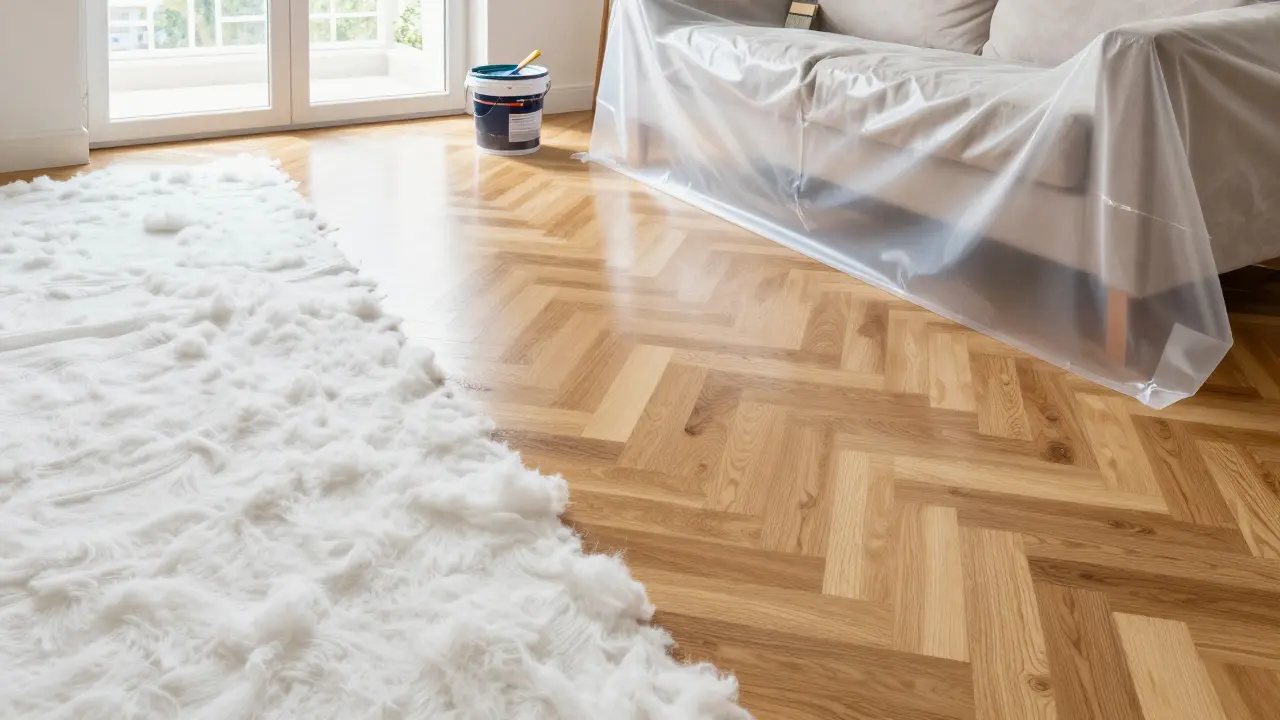 Möbel und Böden richtig schützen: Der Guide für Abdeckfolien und Schutzvliese