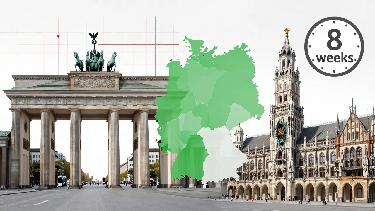 Abstrakte Darstellung der Mietgesetze in Berlin und München