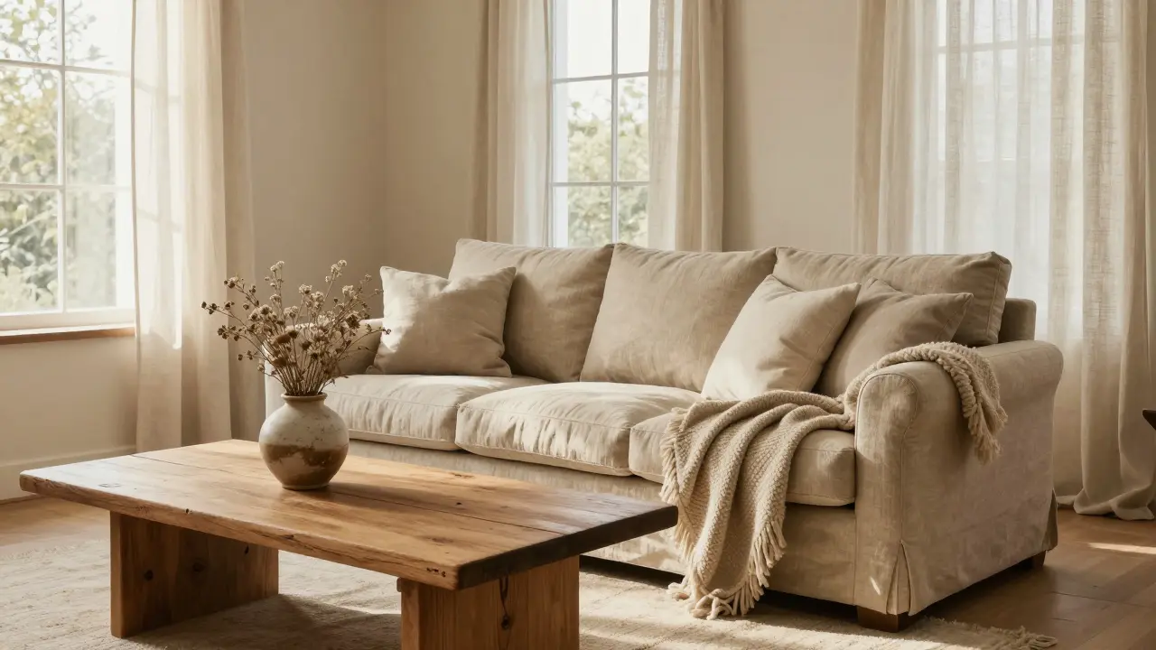 Landhausstil im Wohnzimmer: Rustikal und gemütlich gestalten