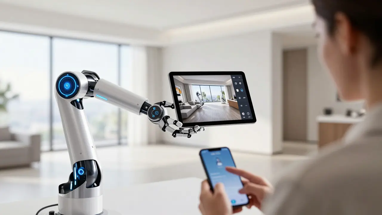 Zukunftsweisende Robotik und virtuelle Touren bei Immobilienbesichtigungen