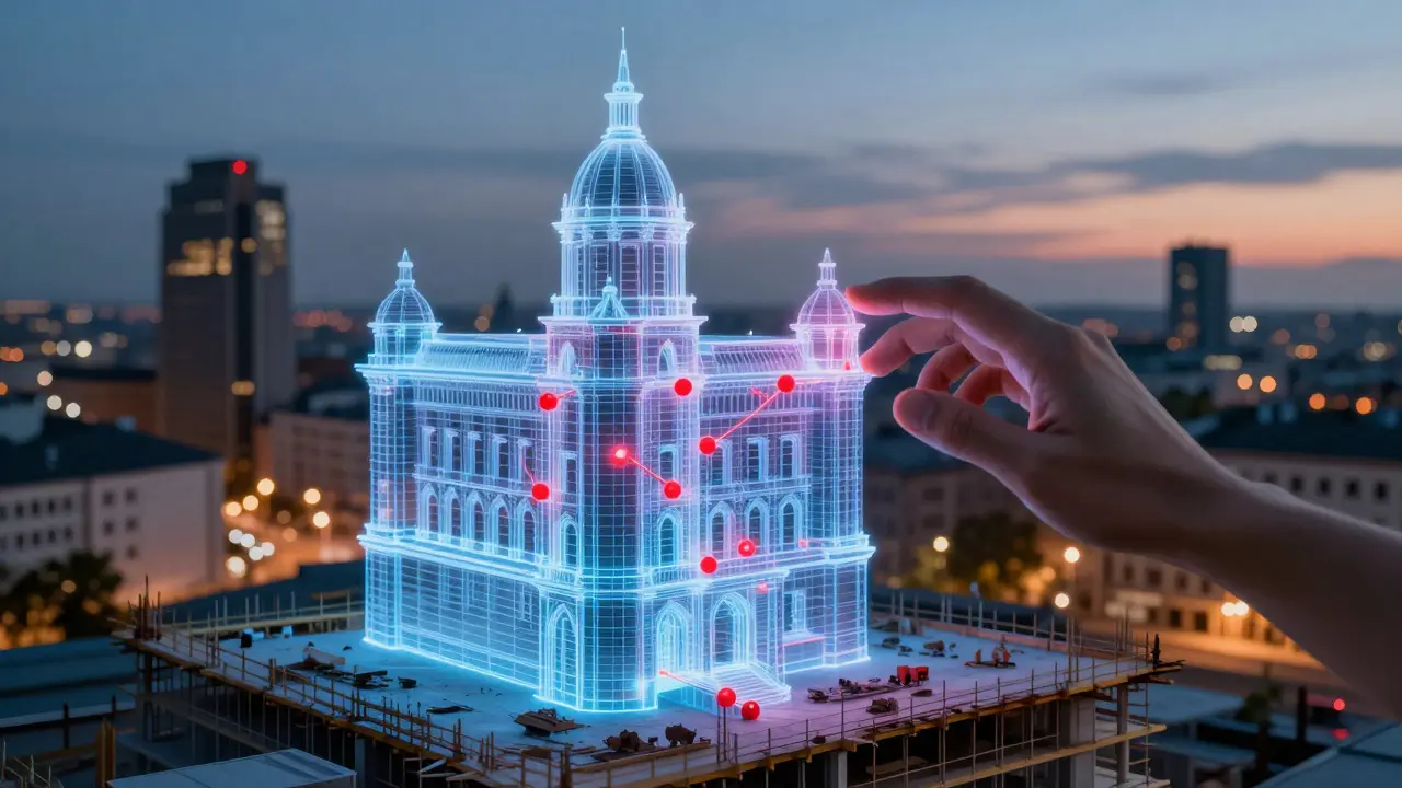 Digitales BIM-Modell zeigt versteckte Baumängel im Gebäude