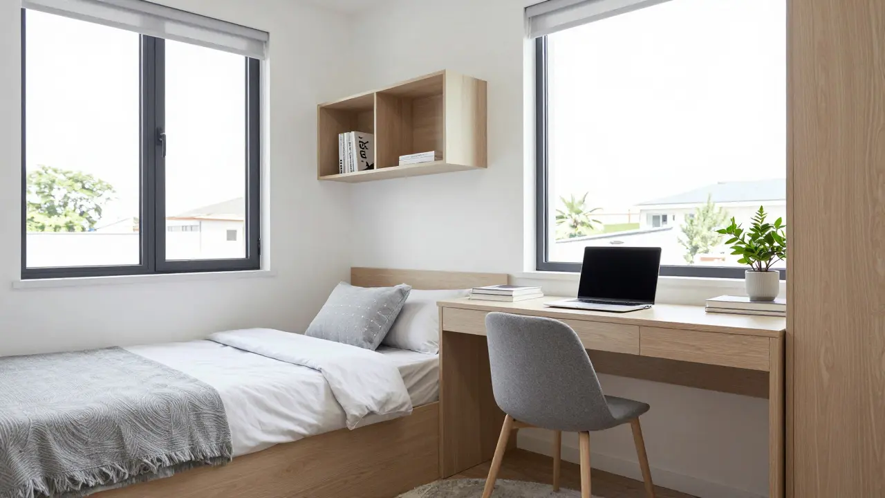 Stilvolles, modernes Mikroapartment für Studierende